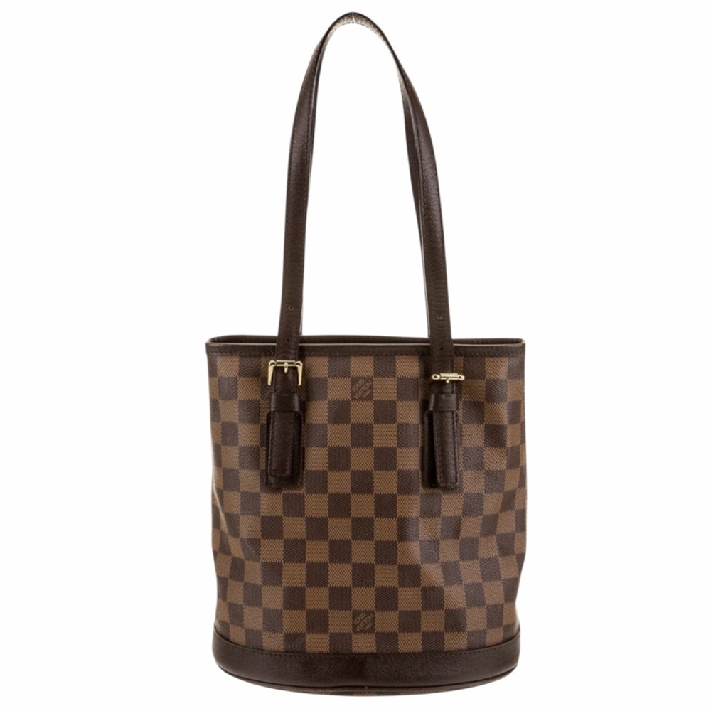 Louis Vuitton Damier Ebene Marais Bucket Bag - Picture 4 of 9